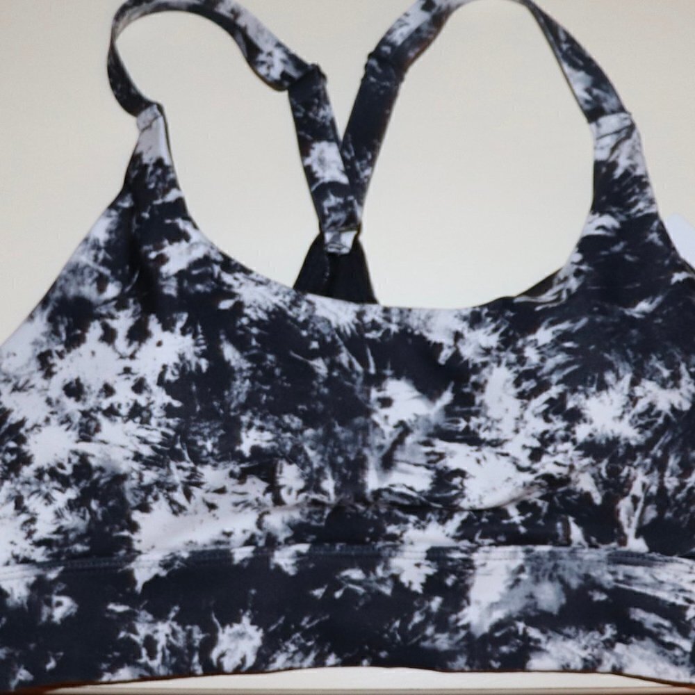 Marika Black Tie Dye Punch Kai Sports Bra Size M - Picture 4 of 5